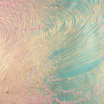Jacquard Fantasia Vórtice Turquesa e Rosa - Ribes y Casals