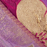 Jacquard Fantasia com Pétalas em Fúcsia e Roxo - Ribes y Casals