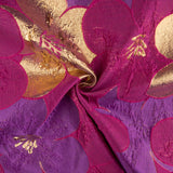 Jacquard Fantasia com Pétalas em Fúcsia e Roxo - Ribes y Casals
