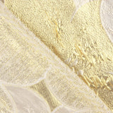 Jacquard Fantasia Pétalas Marfim e Dourado - Ribes y Casals