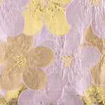 Jacquard Fantasia com Pétalas em Malva e Dourado - Ribes y Casals