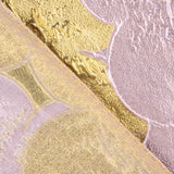 Jacquard Fantasia com Pétalas em Malva e Dourado - Ribes y Casals