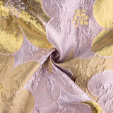 Jacquard Fantasia com Pétalas em Malva e Dourado - Ribes y Casals