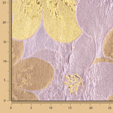 Jacquard Fantasia com Pétalas em Malva e Dourado - Ribes y Casals