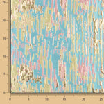 Jacquard Fantasia com Brilhos Turquesa multicolorido - Ribes y Casals