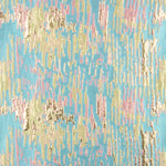 Jacquard Fantasia com Brilhos Turquesa multicolorido - Ribes y Casals