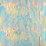 Jacquard Fantasia com Brilhos Turquesa multicolorido - Ribes y Casals