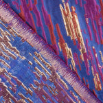 Jacquard Fantasia Brilhos Azul Multicolorido - Ribes y Casals