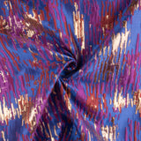 Jacquard Fantasia Brilhos Azul Multicolorido - Ribes y Casals