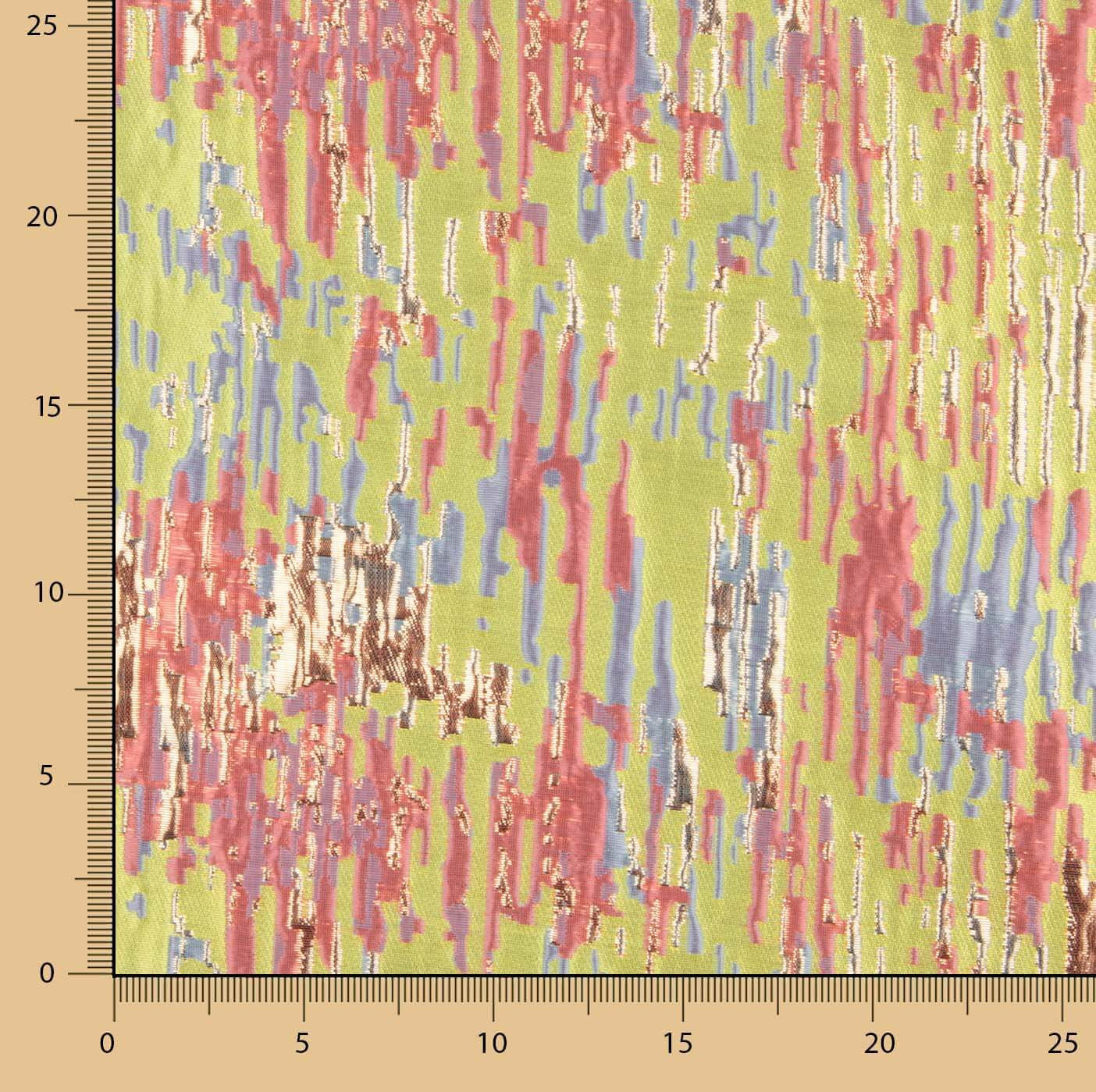 Jacquard Fantasia Brilhos Verde Lima multicolorido - Ribes y Casals