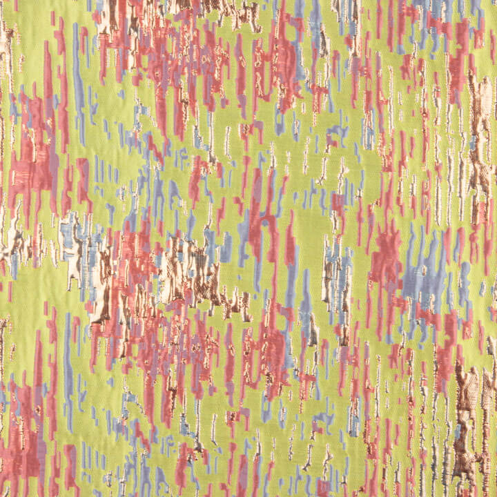 Jacquard Fantasia Brilhos Verde Lima multicolorido - Ribes y Casals