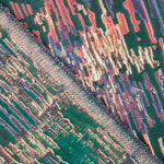 Jacquard Fantasia Brilhos Verde Petróleo Multicolorido - Ribes y Casals