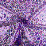 Tule Roxo Fantasia Elástico com Lantejoulas Prisma - Ribes y Casals