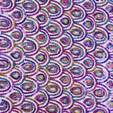 Tule Roxo Fantasia Elástico com Lantejoulas Prisma - Ribes y Casals
