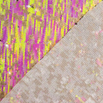 Tule Fantasia com Lantejoulas Iridescentes Aurora Fúcsia - Ribes y Casals