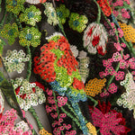 Bordado com pedras e tecido de lantejoulas Versalhes multicoloridas - Ribes y Casals