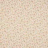 Viyela estampada com Florzinhas em Coral e Verde - Ribes y Casals