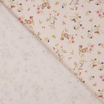 Viyela estampada com fauna selvagem rosa - Ribes y Casals