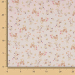 Viyela estampada com fauna selvagem rosa - Ribes y Casals