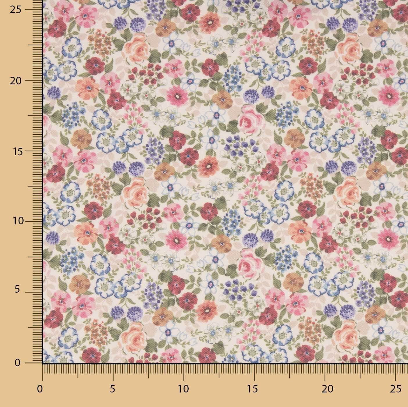 Viyela Estampada Jardim de Porcelana - Ribes y Casals