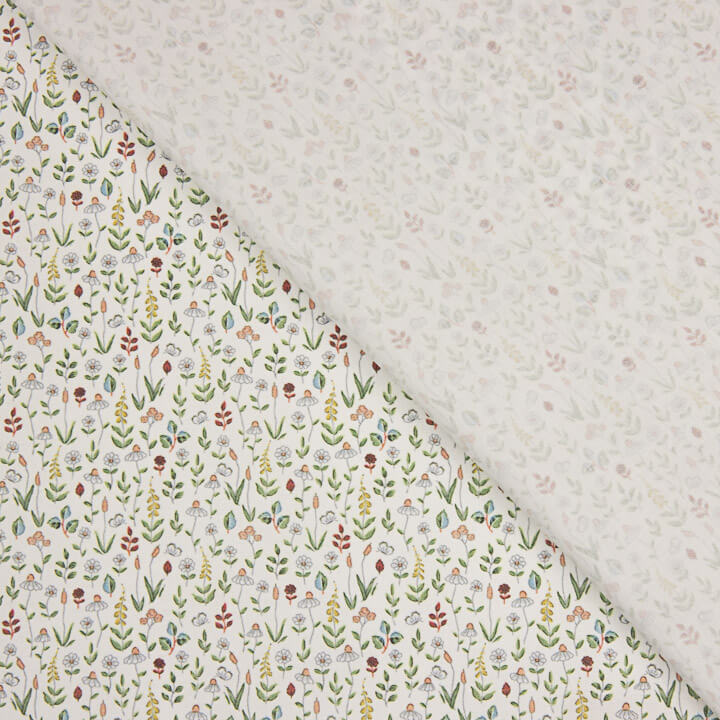 Popelina estampada «Pradera Botânica» - Ribes y Casals