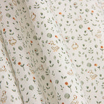 Popelina estampada com flores florais naturais - Ribes y Casals