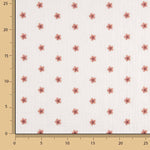 Bámbula Bordada com Flores Floral Cor de Coral - Ribes y Casals