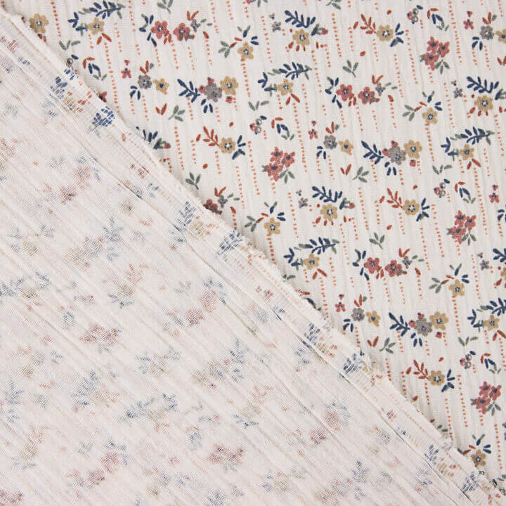 Gaze Dupla com Flores Silvestres Floral - Ribes y Casals