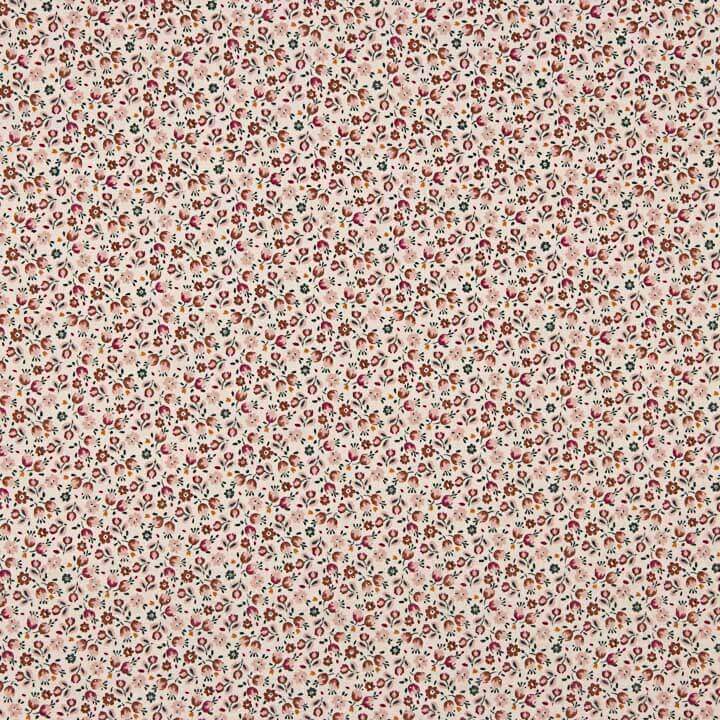 Gaze Dupla com Motivo Floral Liberty Rosa - Ribes y Casals