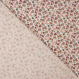 Gaze Dupla com Motivo Floral Liberty Rosa - Ribes y Casals