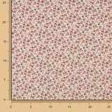 Gaze Dupla com Motivo Floral Liberty Rosa - Ribes y Casals