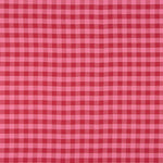 Camisola de tecido de algodão xadrez rosa e vermelha - Ribes y Casals