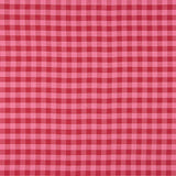 Camisola de tecido de algodão xadrez rosa e vermelha - Ribes y Casals