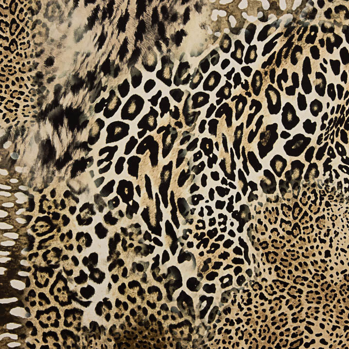 Pele de camurça sintética com padrão de leopardo - Ribes y Casals