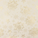 Loneta Jacquard com Lurex Dourado e Flores de Páscoa - Ribes y Casals