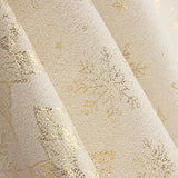 Loneta Jacquard com Lurex Dourado e Flores de Páscoa - Ribes y Casals
