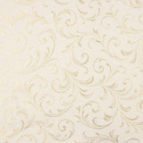 Loneta Jacquard com Lurex Dourado e Ramos Ornamentais - Ribes y Casals