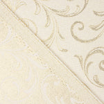 Loneta Jacquard com Lurex Dourado e Ramos Ornamentais - Ribes y Casals
