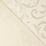 Loneta Jacquard com Lurex Dourado e Ramos Ornamentais - Ribes y Casals