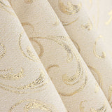 Loneta Jacquard com Lurex Dourado e Ramos Ornamentais - Ribes y Casals