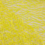 Tule amarelo com canutilhos bordados - Ribes y Casals