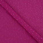 Tule Elástico Fúcsia com Efeito Gotas de Água - Ribes y Casals