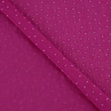 Tule Elástico Fúcsia com Efeito Gotas de Água - Ribes y Casals