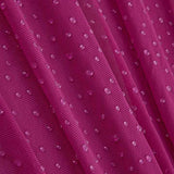 Tule Elástico Fúcsia com Efeito Gotas de Água - Ribes y Casals