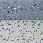 Tule de luxo azul com strass a condizer - Ribes y Casals