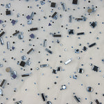 Tule de luxo azul com strass a condizer - Ribes y Casals