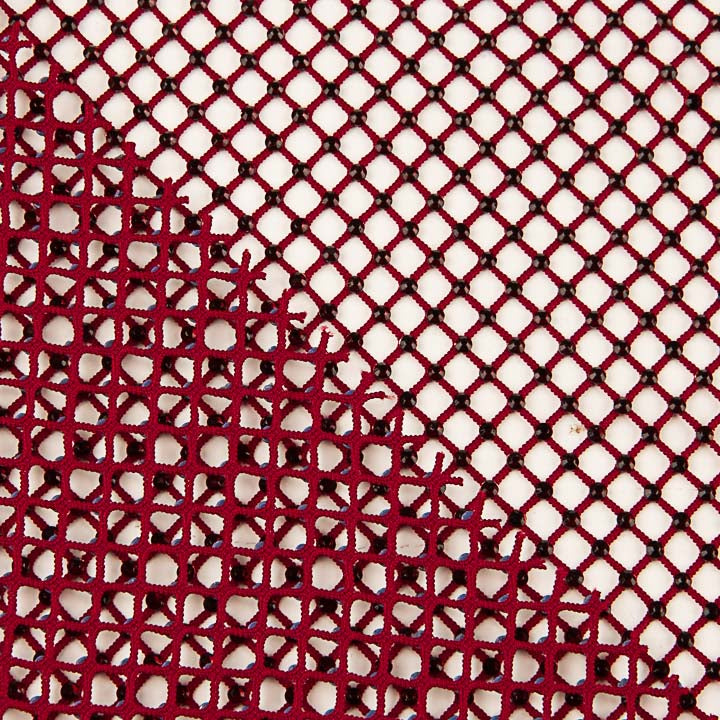 Rede grená com strass pretos - Ribes y Casals