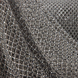 Rede cinzenta com strass prateados - Ribes y Casals