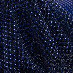 Rede azul-marinho com strass azuis brilhantes - Ribes y Casals