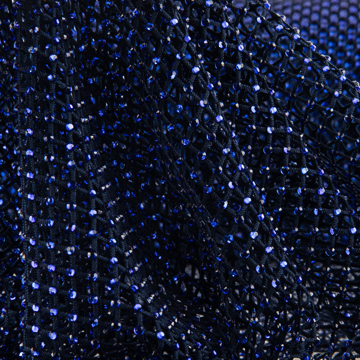 Rede azul-marinho com strass azuis brilhantes - Ribes y Casals